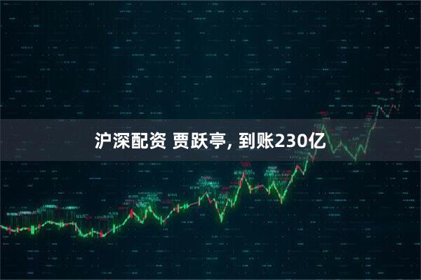 沪深配资 贾跃亭, 到账230亿